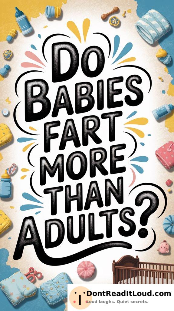 babies fart more frequently