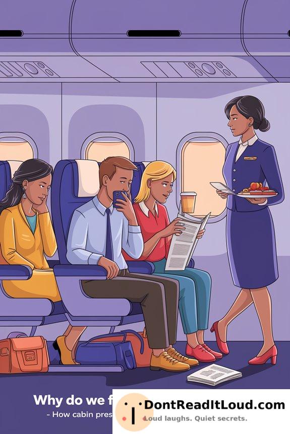 cabin pressure slows digestion