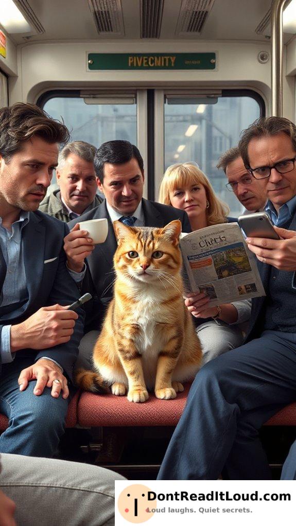 cats discreetly pass gas