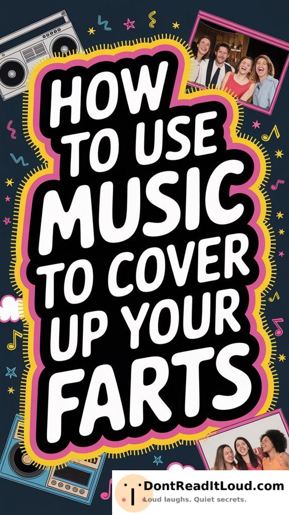 disguise flatulence with music