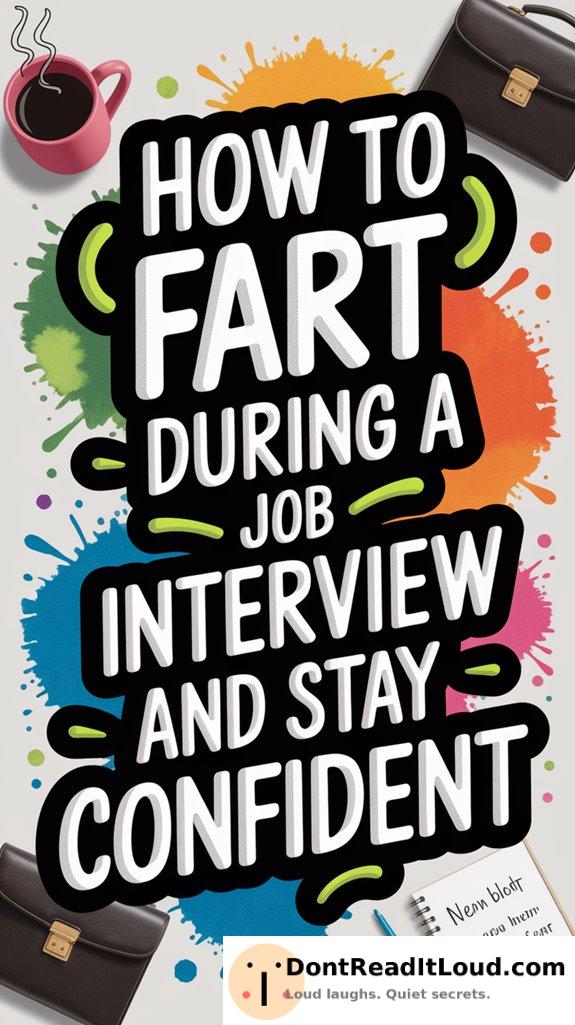 fart confidently during interview