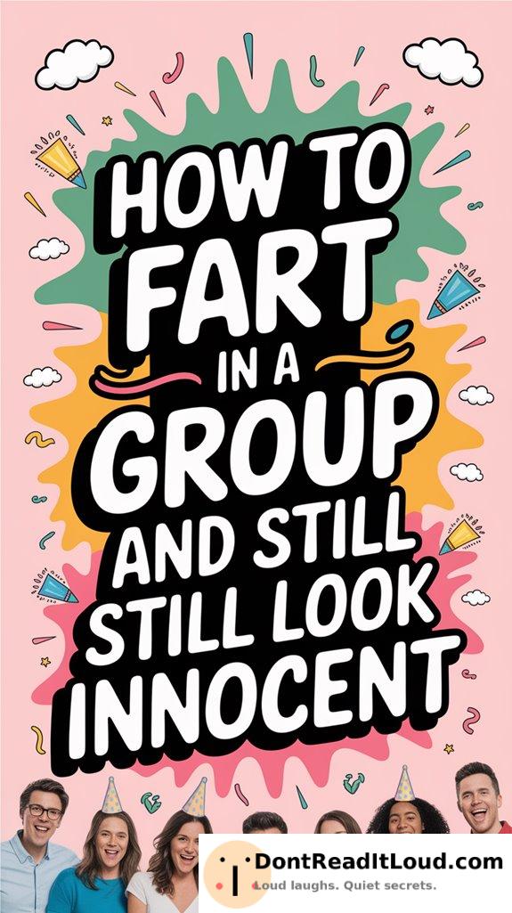 fart discreetly maintain innocence