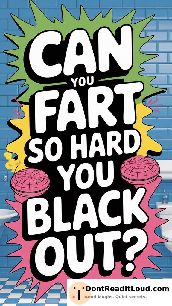 farting may cause fainting