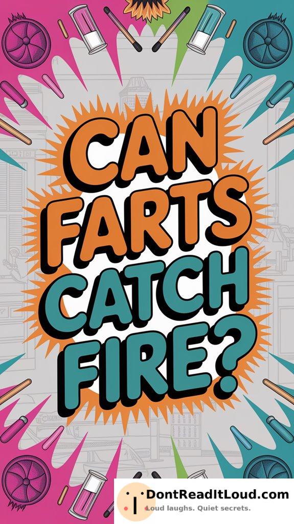 farts can ignite flames