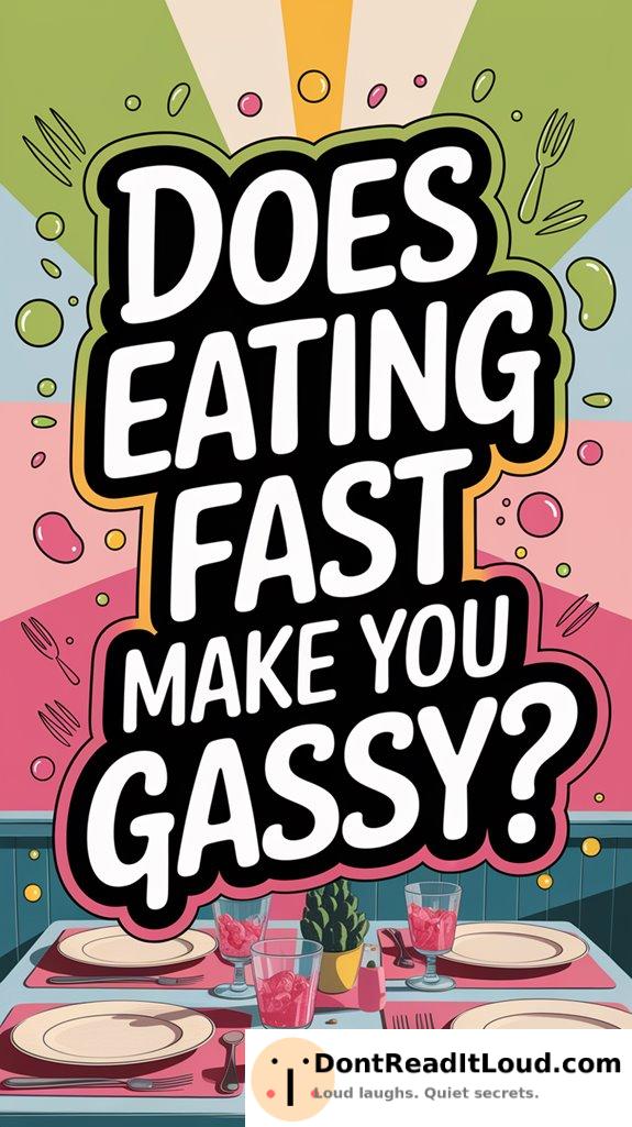 fast eating causes gas