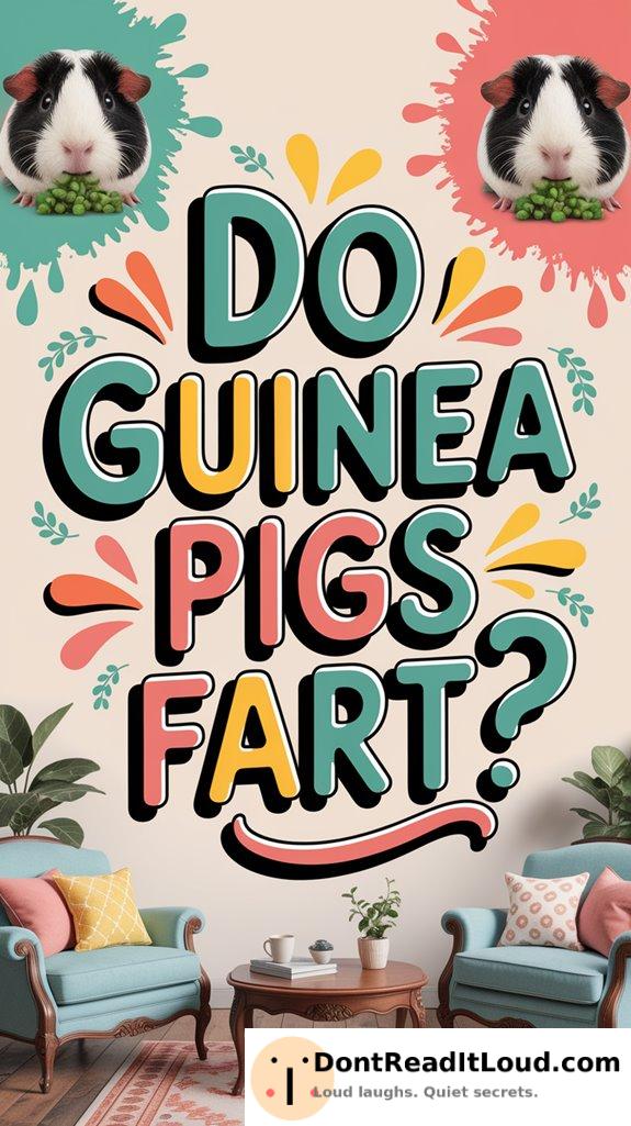 guinea pigs can fart