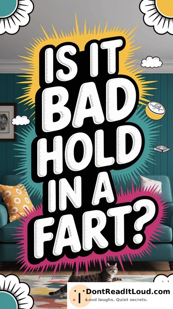 holding in gas discomfort