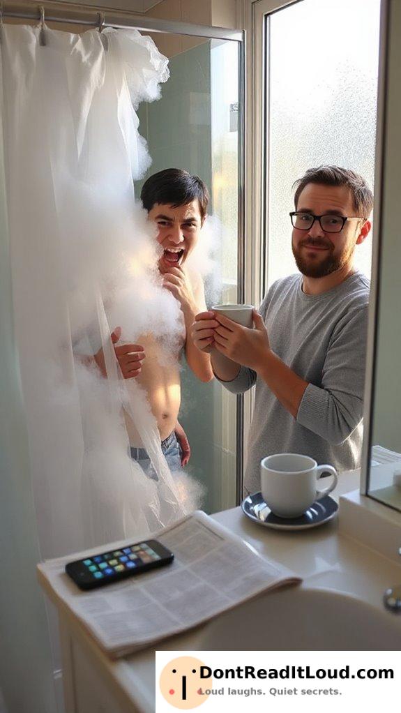 intensified odors in showers