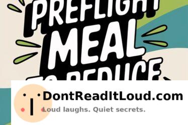pre flight meal gas reduction