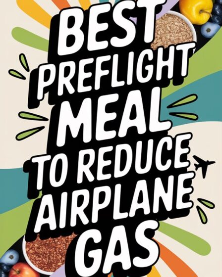 pre flight meal gas reduction