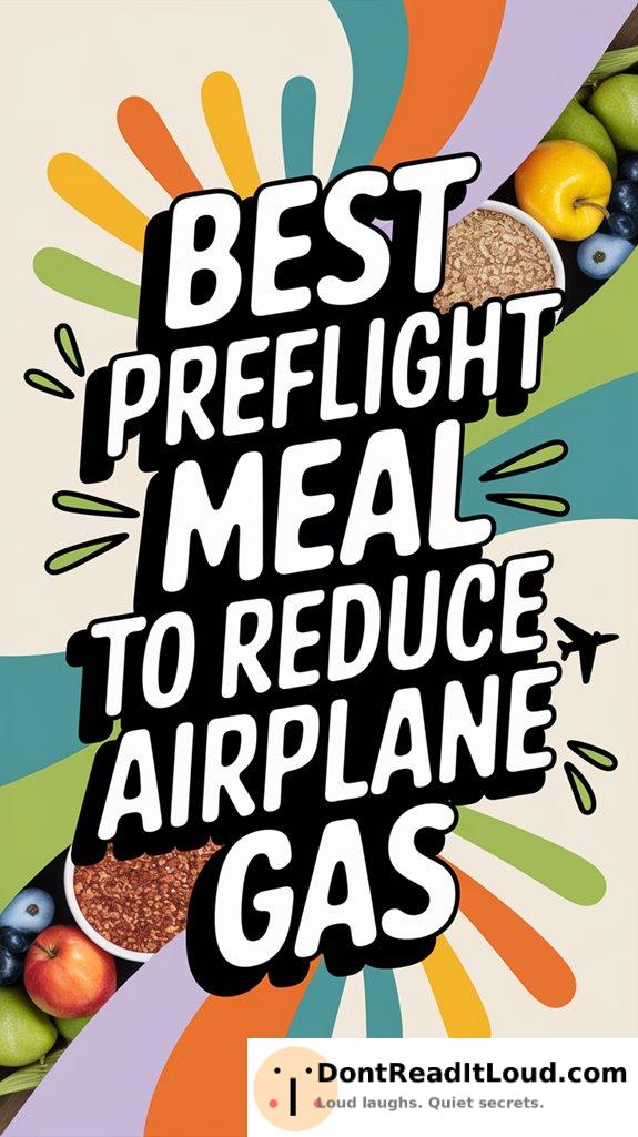 pre flight meal gas reduction
