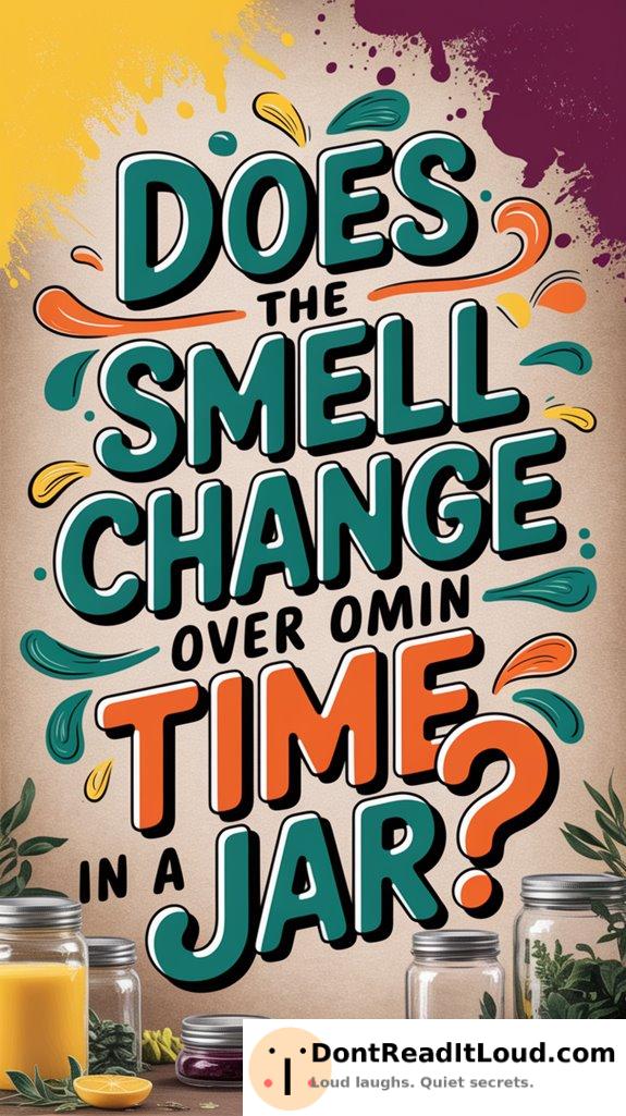 smell evolution in jar