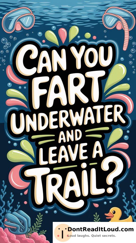 underwater fart trail possibility