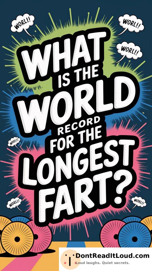 longest fart world record