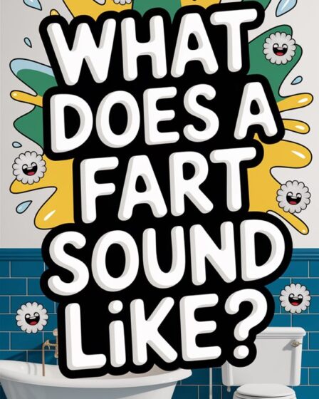 sounds of flatulence echoed