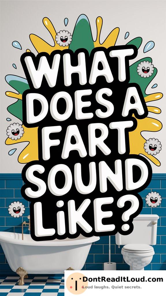 sounds of flatulence echoed