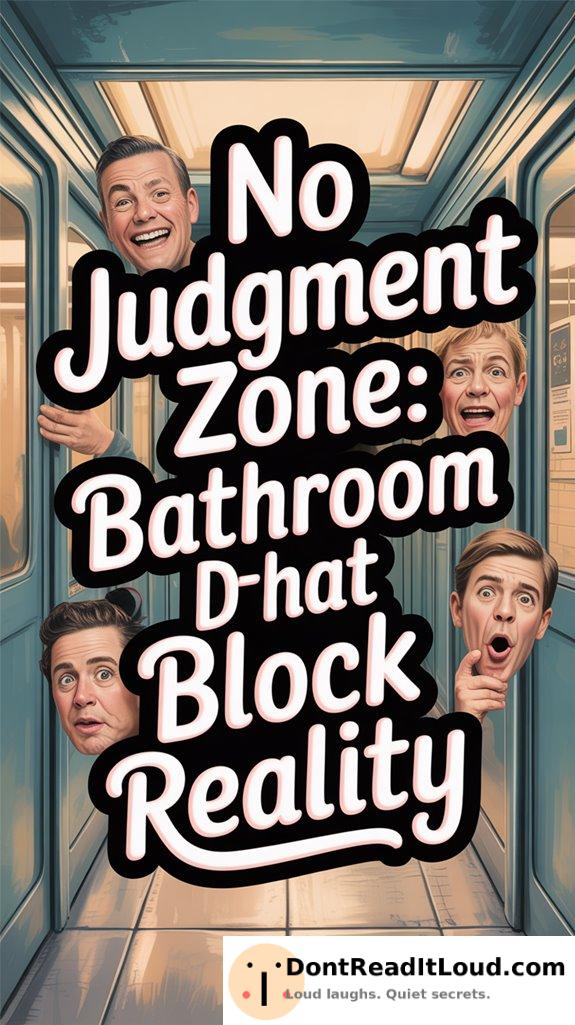 bathroom doors blocking reality