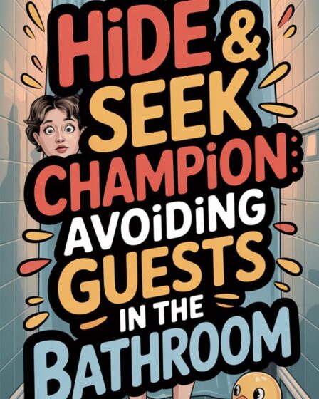 bathroom guest hiding strategy