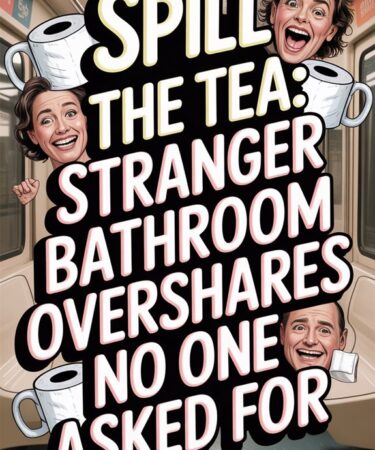 bathroom oversharing gossip