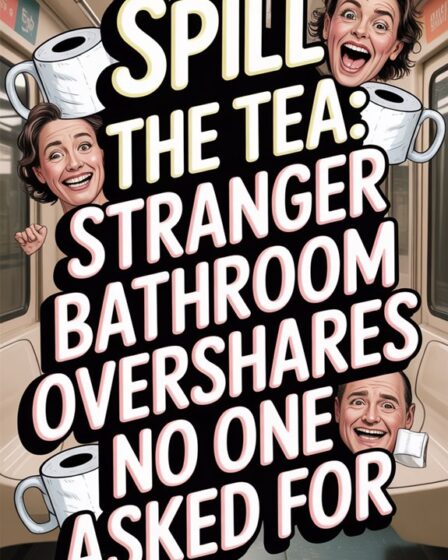 bathroom oversharing gossip