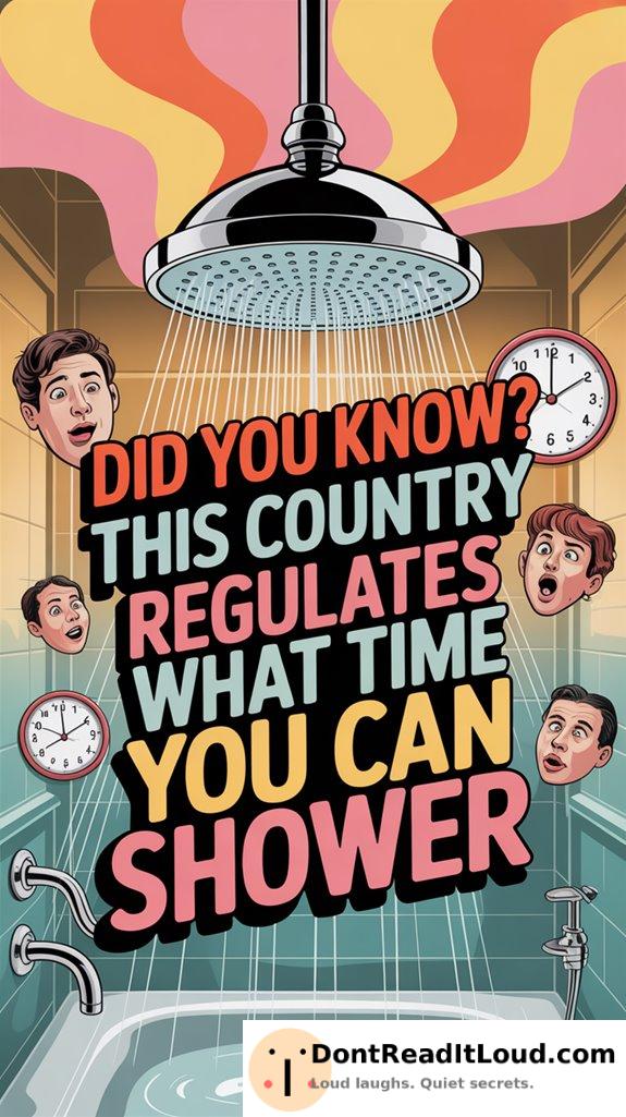 country controls shower hours