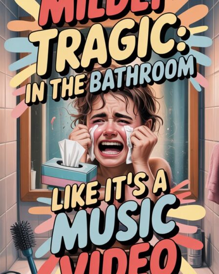 crying in bathroom alone