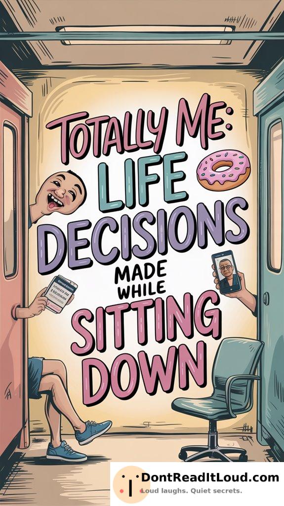 decisions made sitting down