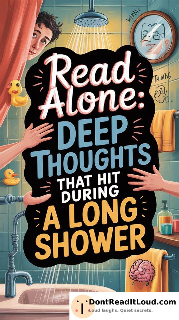 deep shower contemplation moments