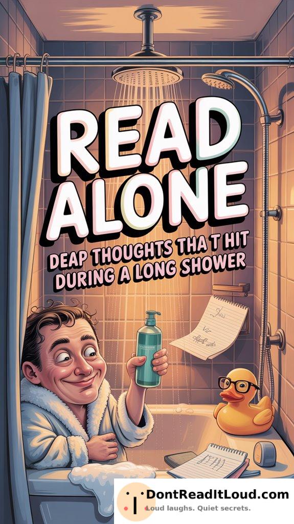 deep shower thoughts emerge