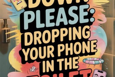 dropping phone in toilet