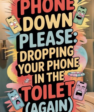 dropping phone in toilet