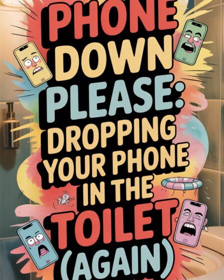 dropping phone in toilet