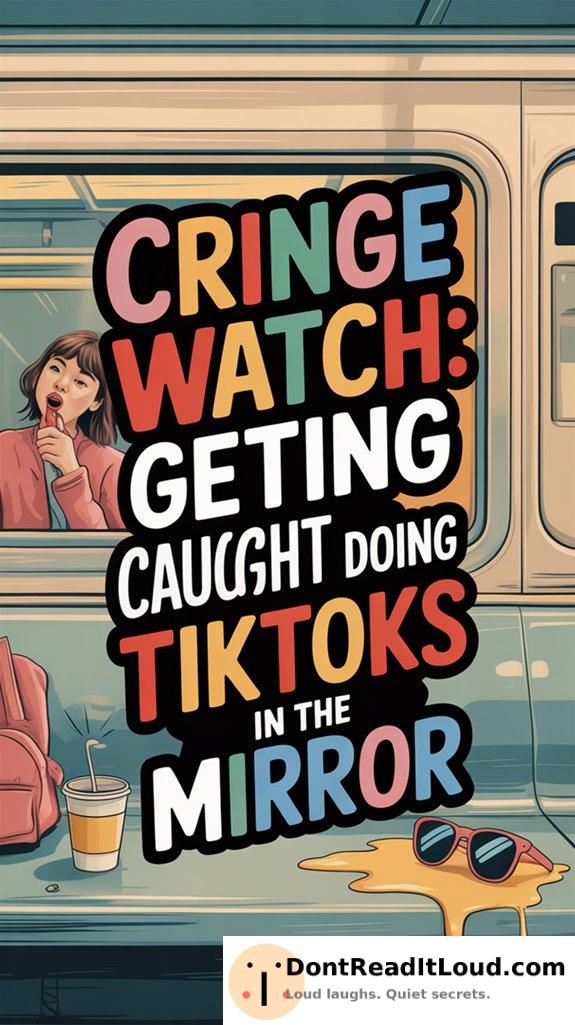 embarrassing mirror tiktok moments