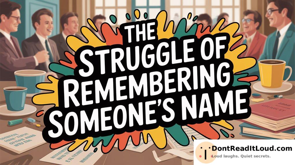 forgetting a person s name