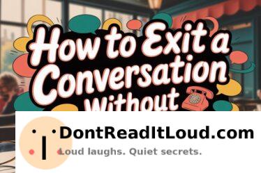 gracefully end a conversation