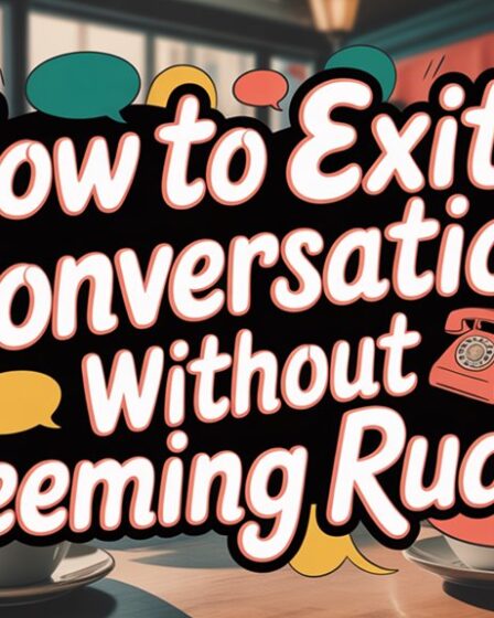 gracefully end a conversation