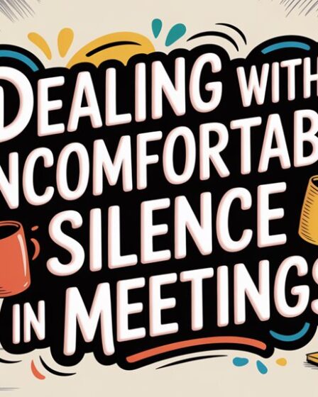 handling meeting silence effectively