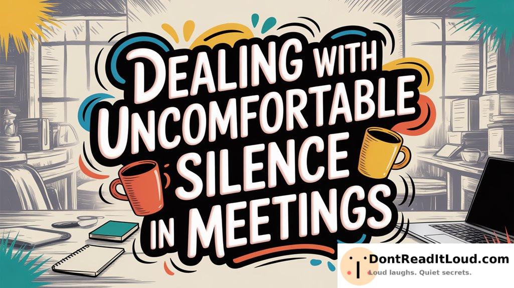 handling meeting silence effectively