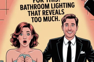 inappropriate bathroom lighting choices