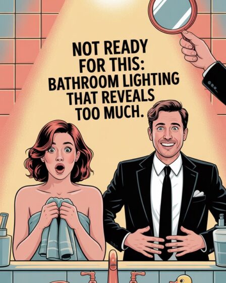 inappropriate bathroom lighting choices