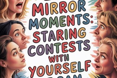 late night mirror staring