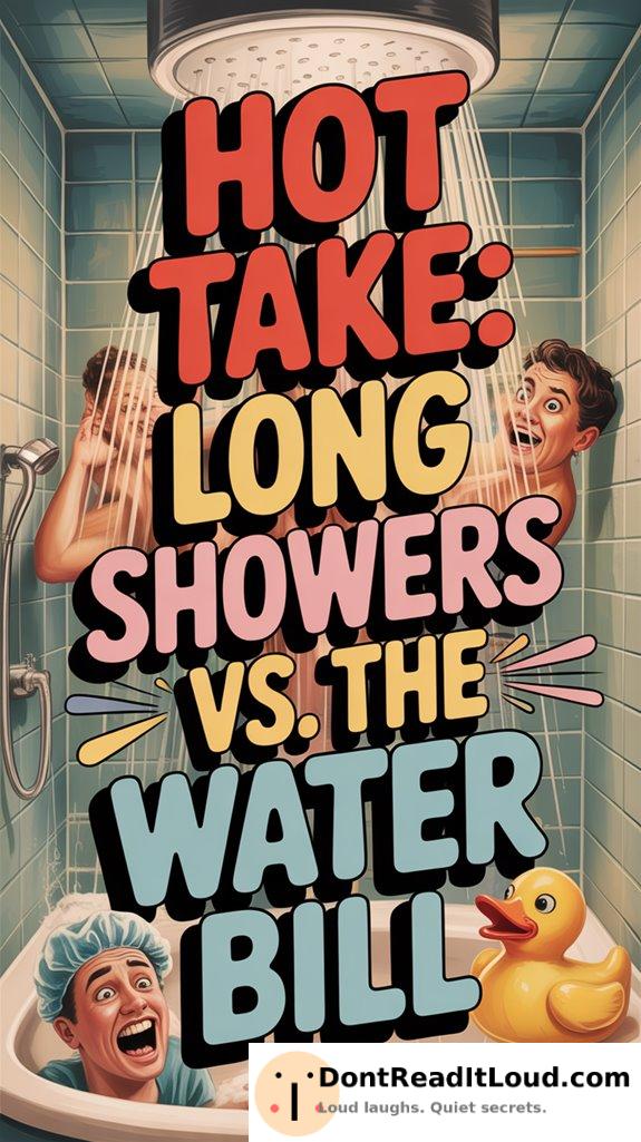 long showers save water