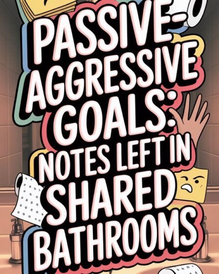 passive bathroom note messages