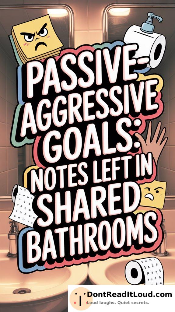 passive bathroom note messages