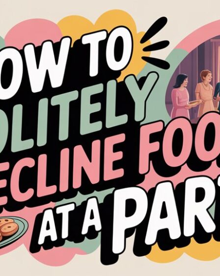 politely refuse food offer