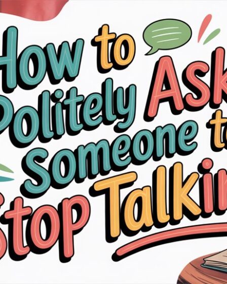 politely request quiet conversation