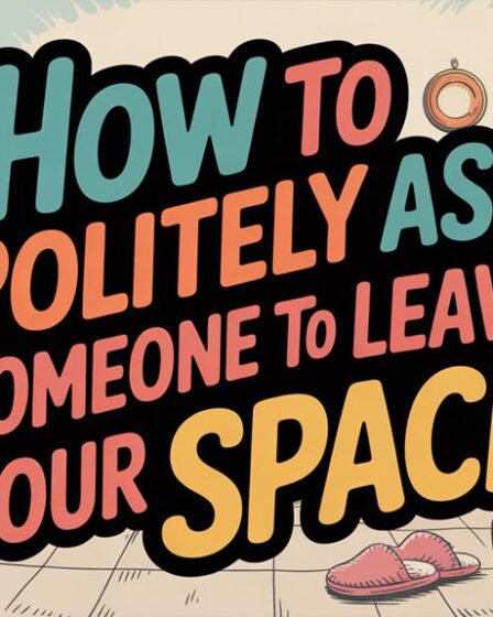 politely request them to exit