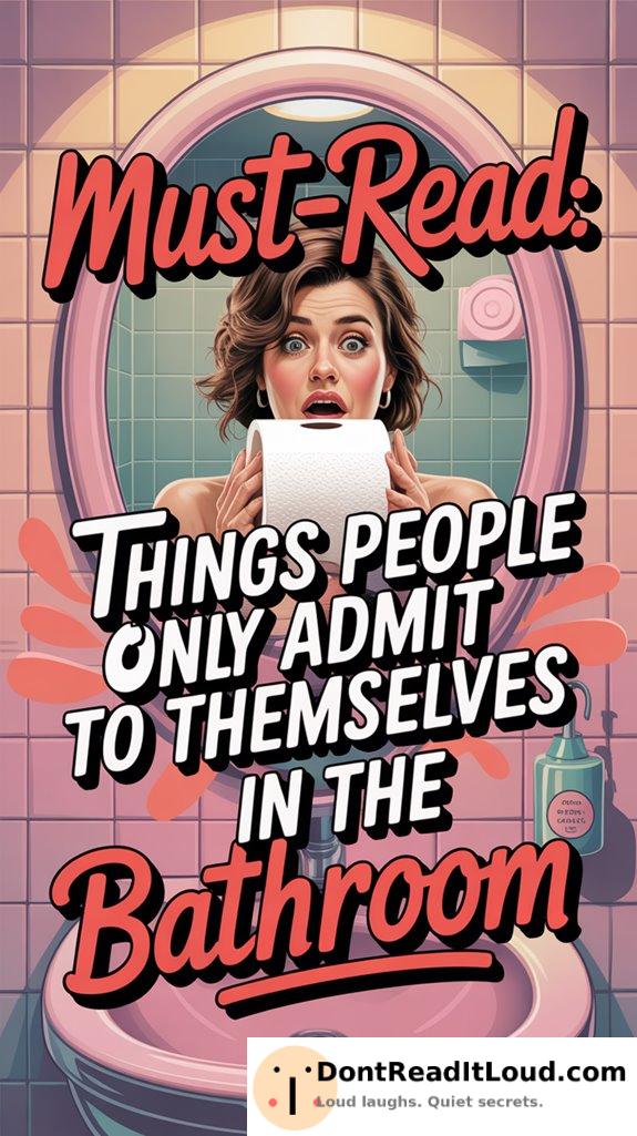 private bathroom confessions