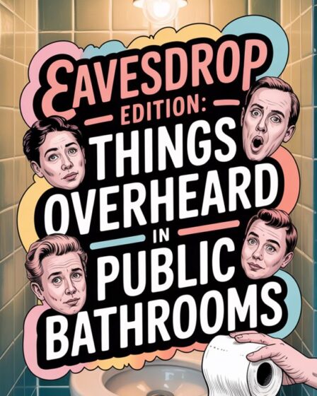 public restroom conversations overheard