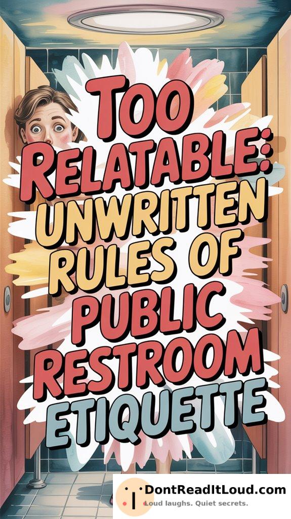public restroom etiquette tips